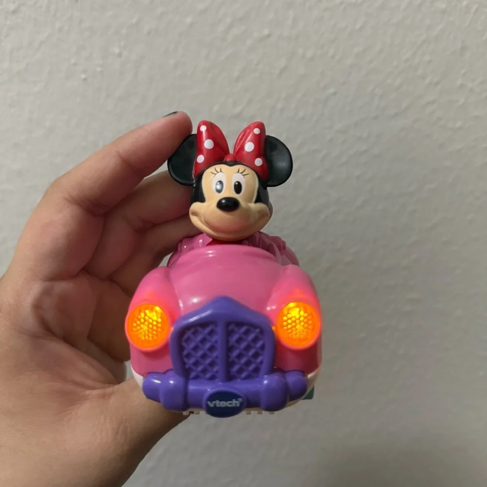 VTech Disney Go! Go! Smart Wheels  Minnie Mouse Convertible Pink Car Vehicle MM